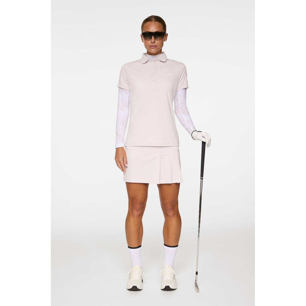 J.Lindeberg Women's Cassie Golf Polo -Hemd - grauer Lila