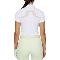 J. Lindeberg Women's Cassie Golf Polo Shirt - Weiß