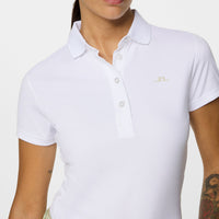 J. Lindeberg Women's Cassie Golf Polo Shirt - Weiß