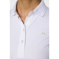 J. Lindeberg Women's Cassie Golf Polo Shirt - Weiß