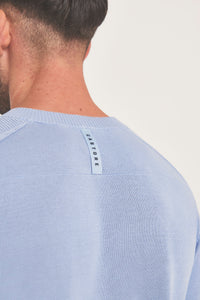 Castore Strick Golf Crew Hals - Himmel