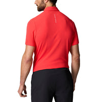 Castore Club Classic Polo Golf Shirt - Poppy Red