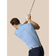 Castore Pinnacle Engineered Strick Polo Golfhemd - Sky Blue/Mitternacht Marine