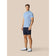 Castore Pinnacle Engineered Strick Polo Golfhemd - Sky Blue/Mitternacht Marine