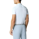 Castore Pinnacle Engineered Strick Polo Golfhemd - Weiß/Mitternacht Marine