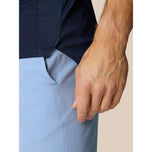 Castore Pinnacle LVS Engineered Strick Polo Golfhemd - Midnight Navy/Weiß