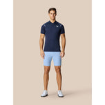 Castore Pinnacle LVS Engineered Strick Polo Golfhemd - Midnight Navy/Weiß