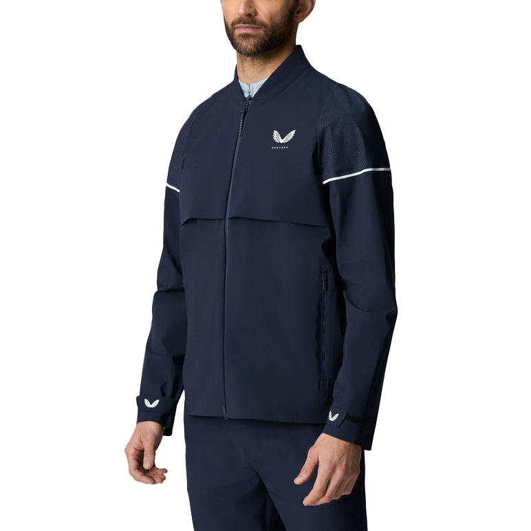 Castore Pinnacle LVS Golfjacke - Mitternacht Marine/Weiß