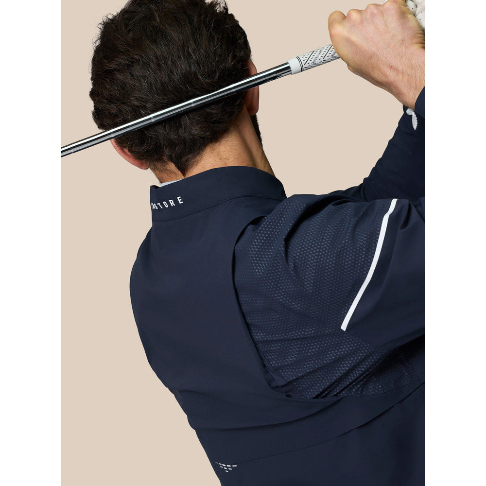 Castore Pinnacle LVS Golfjacke - Mitternacht Marine/Weiß