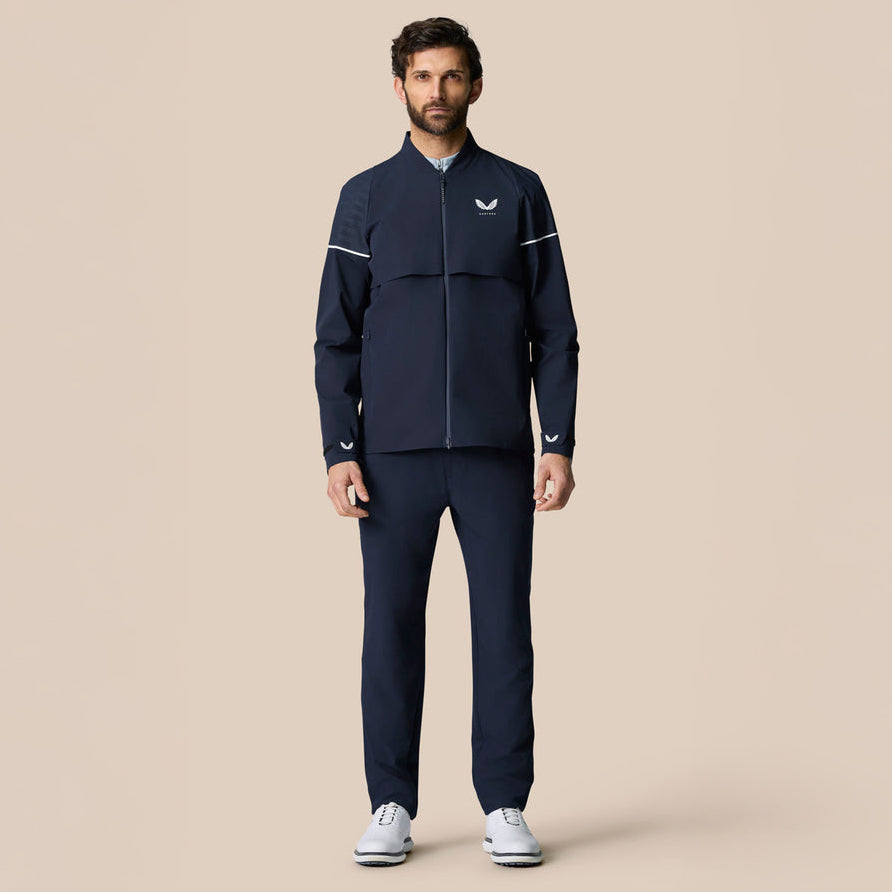 Castore Pinnacle LVS Golfjacke - Mitternacht Marine/Weiß