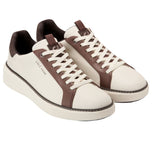 Cole Haan GrandPrø Topspin Wasserdichte, breite Golfschuhe – Elfenbein/CHSTNT