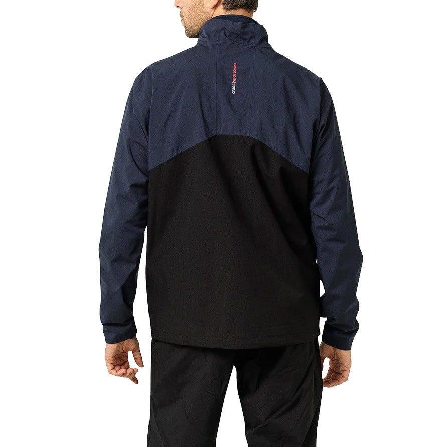 Cross Cloud Waterproof Golf Jacket - Navy