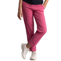 Cross Damen Lux Chino Golfhose - Raspberry Rose