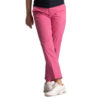 Cross Damen Lux Chino Golfhose - Raspberry Rose