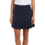 Cross Damen Solid Pleat Golf Skort – Marineblau