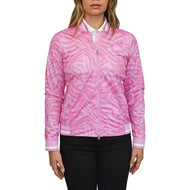 Cross Women's Storm Golf Jacke - rosa Zebra