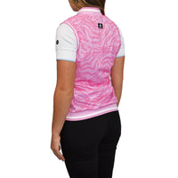 Cross Damensturmgolfweste - rosa Zebra