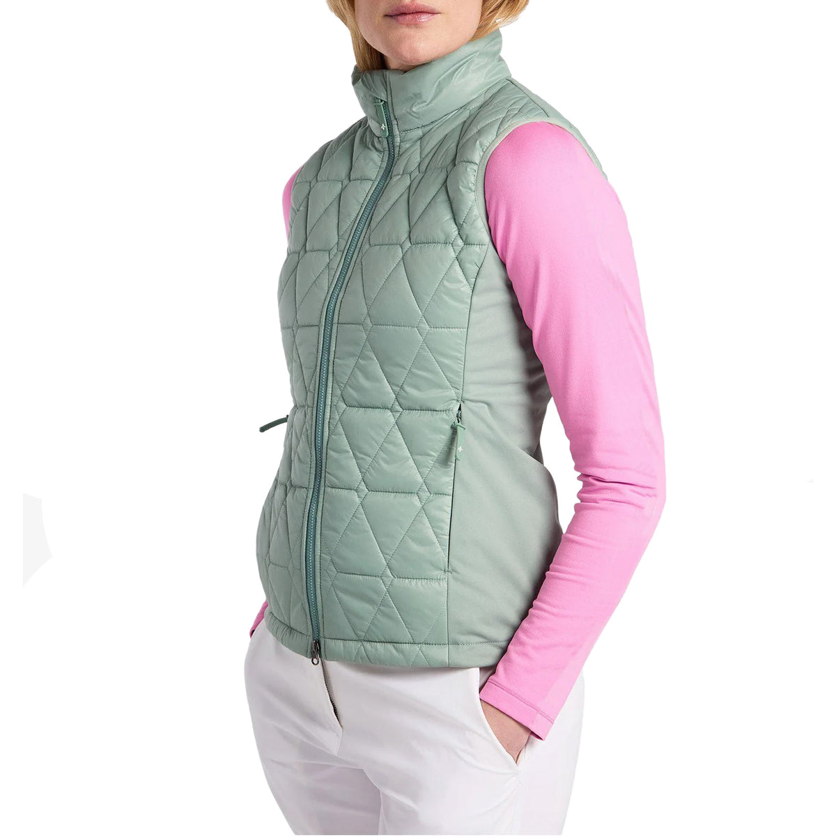 Cross Women's Primas Golf Weste - Milky Jade