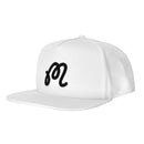 Malbon M Golf Snapback Cap – Weiß
