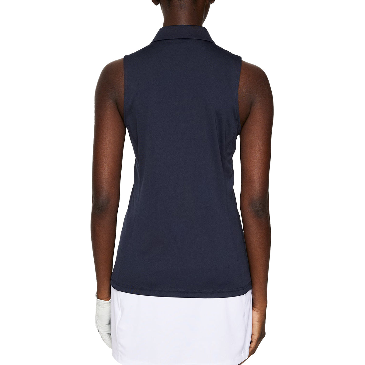 J.Lindeberg Dena ärmellose Golf Polo -Shirt - JL Navy