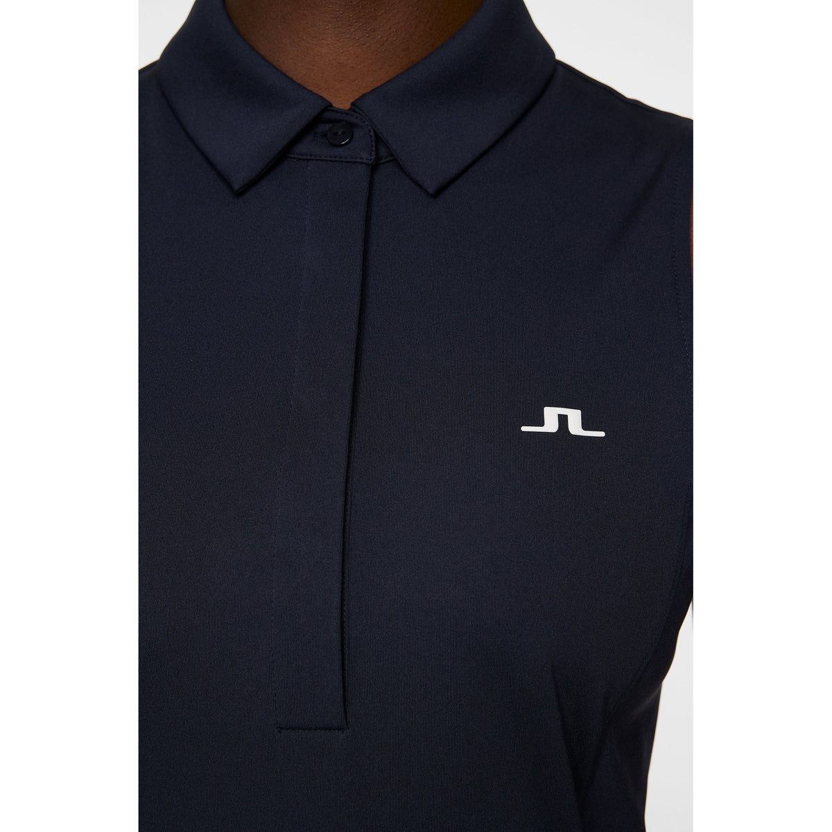 J.Lindeberg Dena ärmellose Golf Polo -Shirt - JL Navy