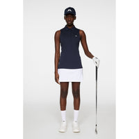 J.Lindeberg Dena ärmellose Golf Polo -Shirt - JL Navy