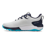Under Armour Drive Pro Clone Spikeless Golf Shoes - Grey/Blue