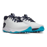 Under Armour Drive Pro Clone Spikeless Golf Shoes - Grey/Blue