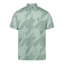 Eastside Golf Snap Placket Hahnentritt-Poloshirt – Salbei