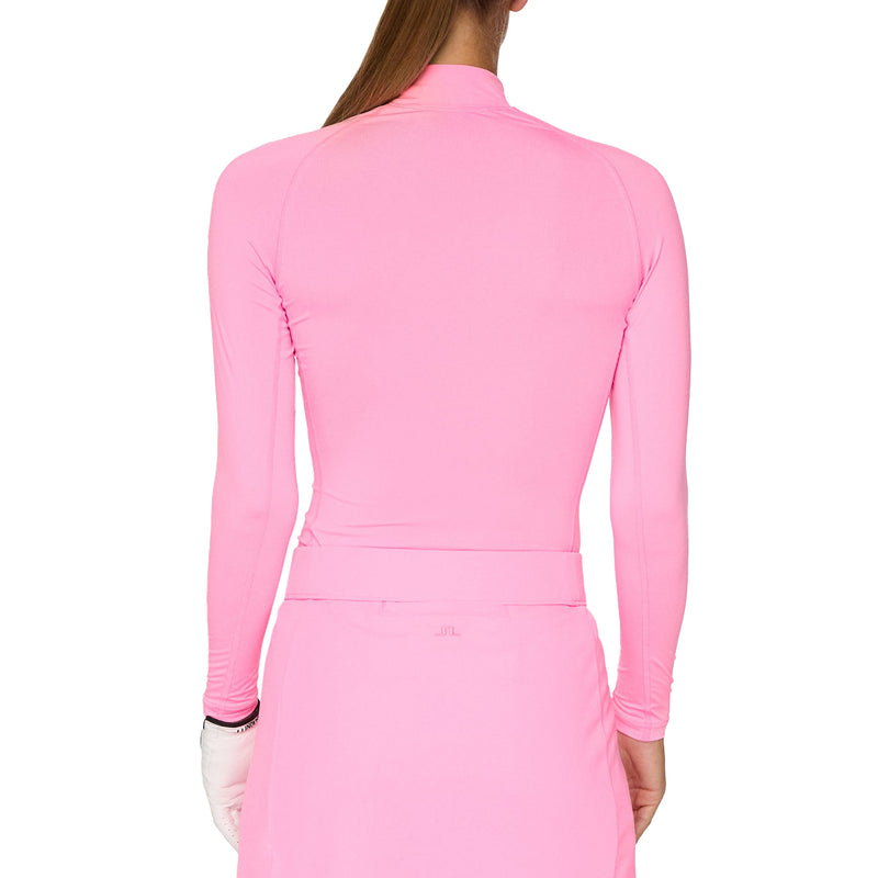 J.Lindeberg Women's Ella Kompression Golfhemd - Eosine Pink