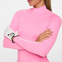 J.Lindeberg Women's Ella Kompression Golfhemd - Eosine Pink
