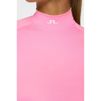 J.Lindeberg Women's Ella Kompression Golfhemd - Eosine Pink