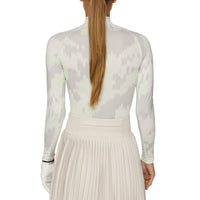 J. Lindeberg Women's Ella Print Kompression Golfhemd - Warp Ambrosia