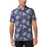 Travis Mathew 羽量级 Open Bay 高尔夫 Polo 衫 - 黑色