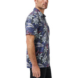 Travis Mathew 羽量级 Open Bay 高尔夫 Polo 衫 - 黑色