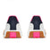 G/Fore G.112 Debossed Skull & Ts Golf Shoes - Snow/Twilight