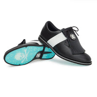 G/Vordere Perforierte Kiltie -Golfschuhe der Frauen - Onyx