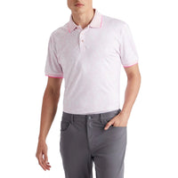 G/Vorderblütenrippenkragen Tech Golf Polo -Hemd - Erröten