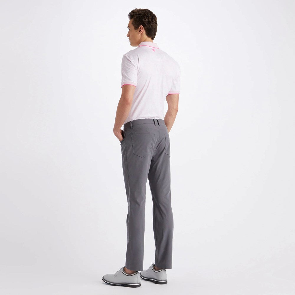 G/Vorderblütenrippenkragen Tech Golf Polo -Hemd - Erröten