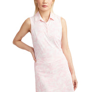 G/Fore Damen Camo Silky Tech Nylon ärmelloses Golfpolo – Cameo