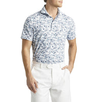G/Vordere Botanische Garten -Tech -Trikot -Jersey Modern Spread Kragen Golf Polo - Tinte