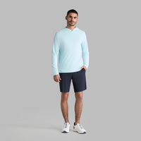 G/vorgewinktes Tech Golf Hoodie - Tagesanbruch