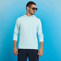 G/vorgewinktes Tech Golf Hoodie - Tagesanbruch