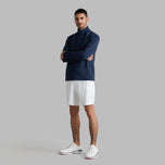 G/Fore Brushed Back Tech Golf Quarter Zip - Twilight