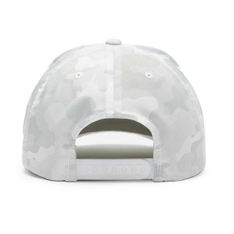 G/Vorn Camo Ripstop Schnelle Turn Golf Snapback Cap - Schnee/Camo