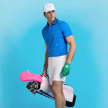 G/Vordere bestickte Tech -Trikot -Golf -Polo -Hemd - Lissabon