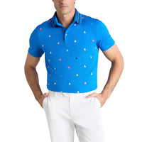 G/Vordere bestickte Tech -Trikot -Golf -Polo -Hemd - Lissabon