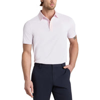 G/Vorderfutterstreifen Fine Tech Trikot Golf Polo -Hemd - Rouge