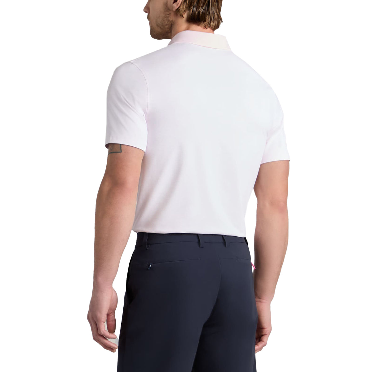 G/Vorderfutterstreifen Fine Tech Trikot Golf Polo -Hemd - Rouge