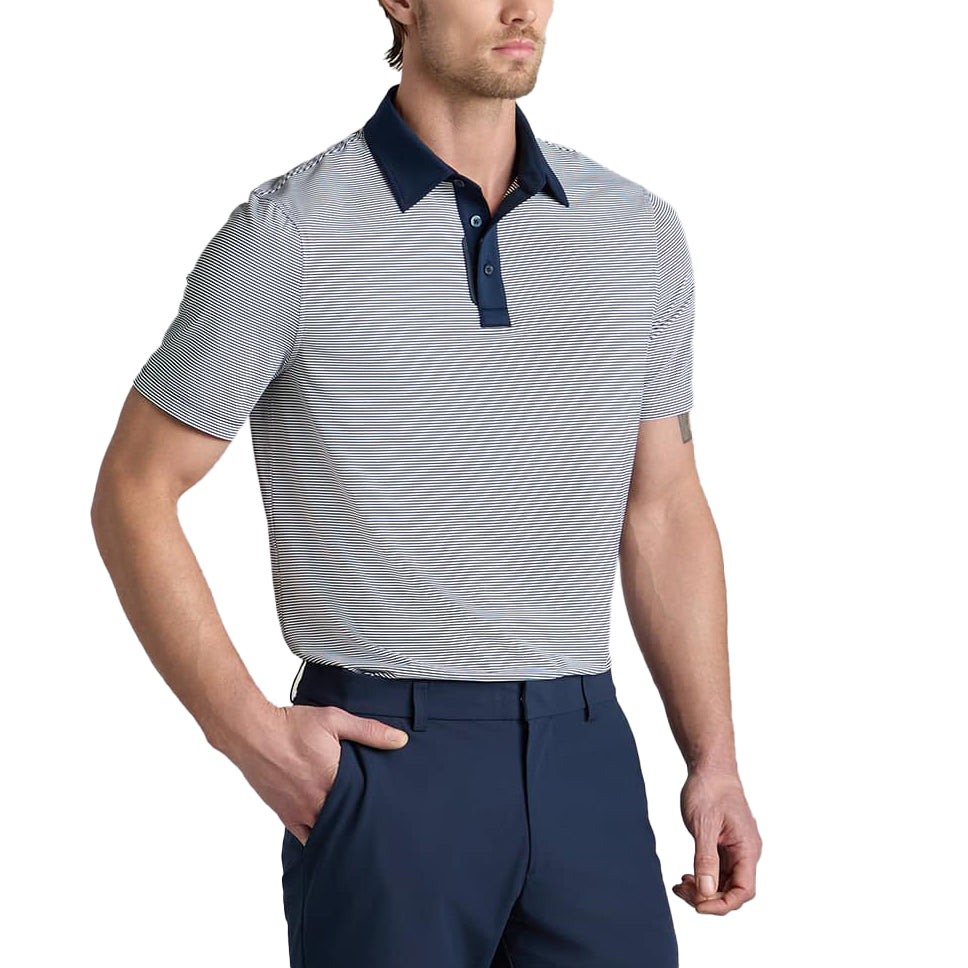 G/Vorderfutterstreifen Fine Tech Jersey Golf Polo Shirt - Rouge (Kopie)